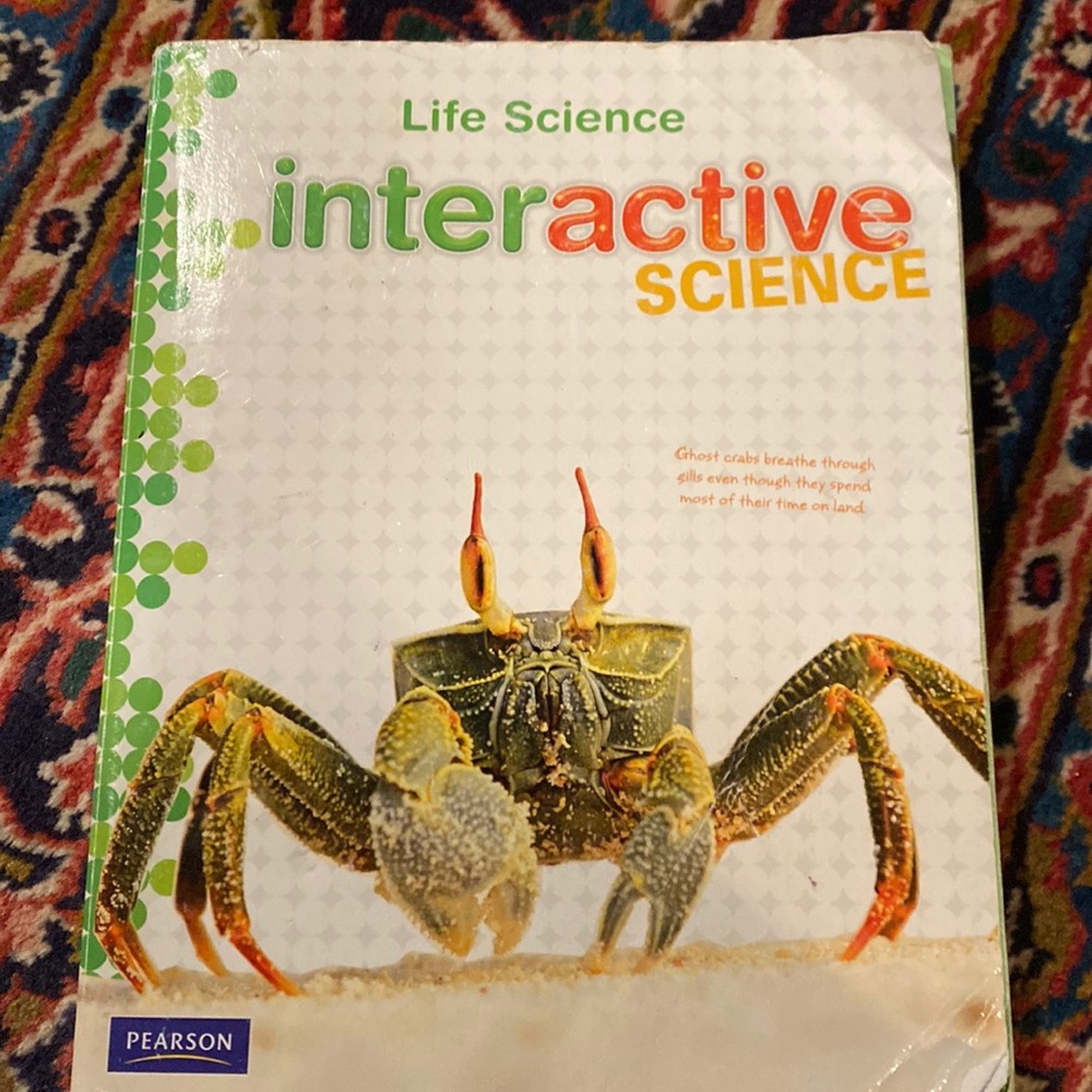 Used life science textbook